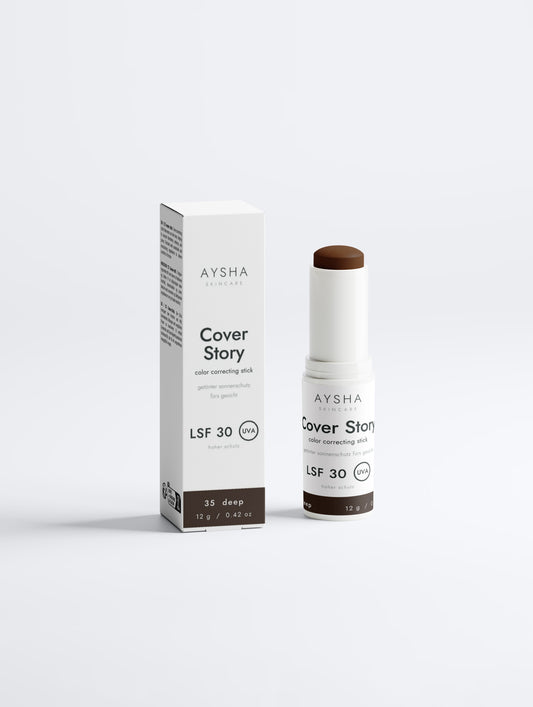 Cover Story — Tinted Mineral Stick SPF 30 · 35 Deep