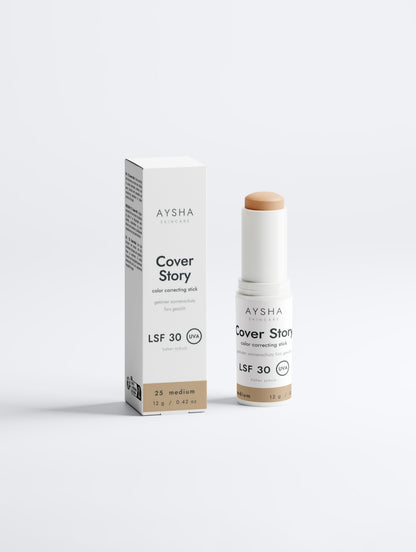Cover Story — Tinted Mineral Stick SPF 30 · 25 Medium