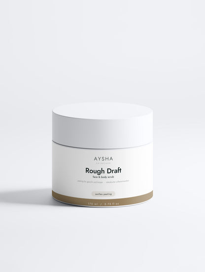 Rough Draft Face & Body Scrub mit isländischem Vulkansand